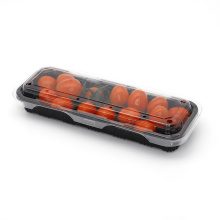 plastic fruit disposable clamshell  container for cherry tomato